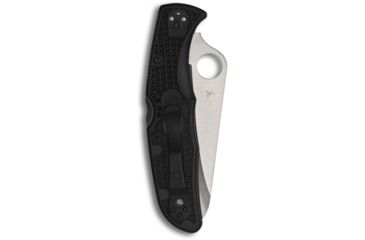 Image of Spyderco Pacific Salt 2 Folding Knife, 3.78in, H-1, FRN, Serrated, Black/Silver, C91SBK2