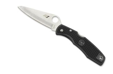 Image of Spyderco Pacific Salt Black FRN Handle, H-1 FE Blade Fold Knife C91PBK