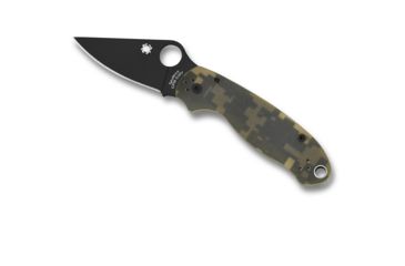 Image of Spyderco Para 3 Folding Knife, 2.95in, CPM S45VN, Clip Point Blade, Plain Edge, Black Blade, G-10, Digital Camo Handle, C223GPCMOBK