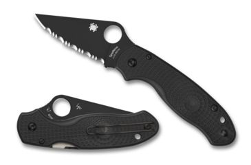 Image of Spyderco Para 3 Lightweight Folding Knife, 7.21 in, Black, C223SBBK