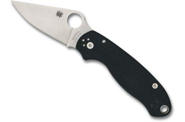 Image of Spyderco Para 3 Sprint Run Folding Knife, 2.95in, CPM S45VN, Drop Point Blade, G10 Green Handle, C223GPFGR