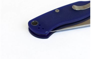Image of Spyderco Para Military 2 Folding Pocket Knife, G-10, Dark Blue, S110v, Plain Edge, C81GPDBL2