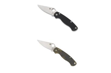 Image of Spyderco ParaMilitary2 8.3in Folding Knife w/ G-10 Handle, Black, Camo