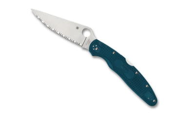 Image of Spyderco Police 4 Lightweight Folding Knife, 4.38in K390 Satin Leaf Blade FRN, C07FS4K390