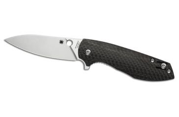 Image of Spyderco Positron Carbon Fiber Plain Edge Folding Knife C195CFP