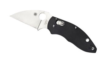 Image of Spyderco Q Ball Folding Knife, Black, C219GP
