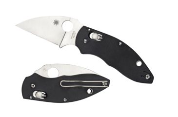Image of Spyderco Q Ball Folding Knife, Black, C219GP