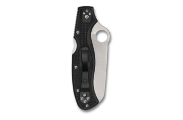 Image of Spyderco Rescue 3 Lightweight Thin Red Line Folding Knife, 3.57in, VG-10 Serrated Sheepsfoot Blade, Black FRN Handle, C14FSBKRD3