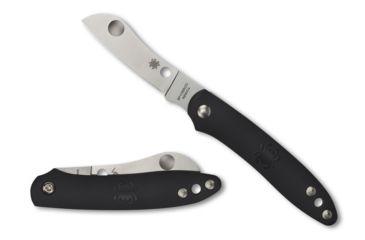 Image of Spyderco Roadie Folding Knife, 2.09in, N690Co, Wharncliffe Blade, Plain Edge, FRN Black Handle, C189PBK