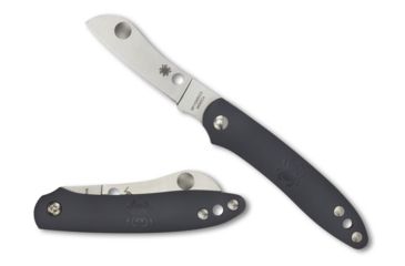 Image of Spyderco Roadie Folding Knife, 2.09in, N690Co, Wharncliffe, Plain Edge, FRN Gray Handle, C189PGY