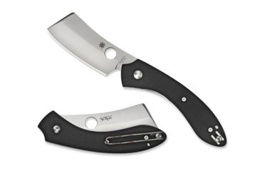 Image of Spyderco Roc Folding Knife,3.07in PlainEdge Blade,Black Handle C177GP