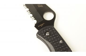 Image of Spyderco Salt1 Lightweight Black Black Blade SpyderEdge Knife C88SBBK