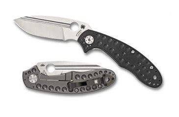 Image of Spyderco Schempp Tuff Black G-10 PlainEdge C151GTIP