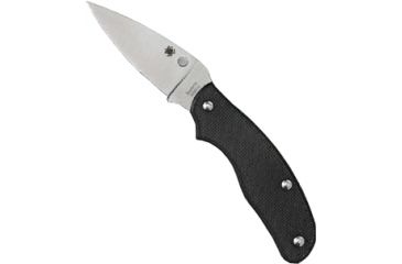 Image of Spyderco Spy-DK Lightweight Folding Knife,2.69in PlainEdge Blade,Black Handle C179PBK