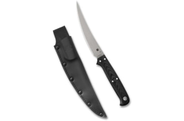 Image of Spyderco Shelter Cove Kitchen Knife, 5.78in, 8Cr17MoV, Fillet Blade, G10 Black Handle, FB52GP