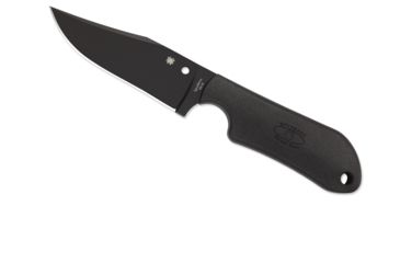 Image of Spyderco Street Beat Lightweight Black Blade Plain Edge Fixed Blade Knife FB15PBBK