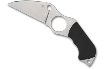 Image of Spyderco Swick 6 Fixed Blade Knife, 2.73in, LC200N Plain Wharncliffe Blade, Boltaron Sheath, Black G10 Handle, FB14P6