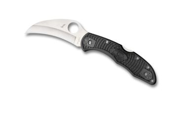 Image of Spyderco Salt Tasman 2 Folding Knife, 2.91in, H-1, Hawkbill Blade, FRN Black Handle, C106PBK2