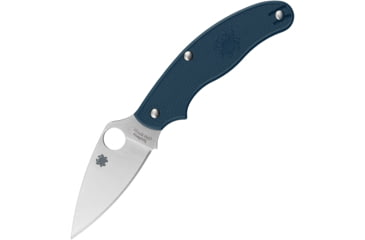 Image of Spyderco UK Penknife Folding Knife, 2.95in, CPM SPY27 Steel, Leaf Blade, FRN Blue Handle, C94PCBL