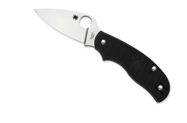 Image of Spyderco Urban Leaf Lightweight Black Plain Edge Knife C127PBK