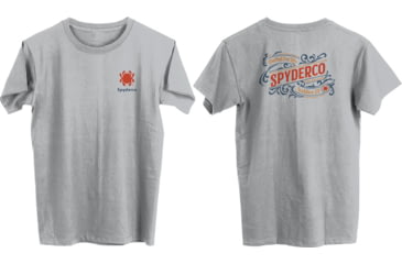 Image of Spyderco Western T-Shirt - Mens, Ice Gray, 2XL, SPY-TS02GY-2XL