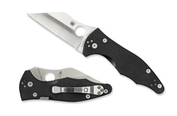 Image of Spyderco Yojimbo 2 Folding Knife, 3.2in, CPM S30V, Wharncliffe, G10, Black Handle, C85GP2
