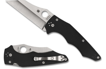Image of USED Spyderco YoJumbo Sprint Run Folding Knives, 3.98in, CPM S90V Steel, PlainEdge, Carbon Fiber Handle, C253CFP, EDEMO1