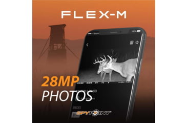 Image of Spypoint Flex-M Cellular Camera w/Solar Panel Bundle Multi Carrier, Green, 1843