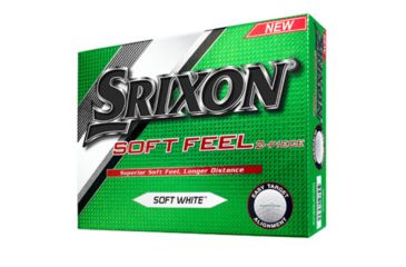 Image of Srixon Soft Feel Golf Ball, Dozen, White 1108417