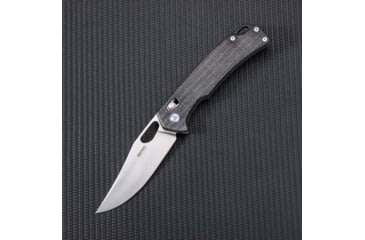 Image of SRM Knives 9203 Ambi Lock Black Micarta
