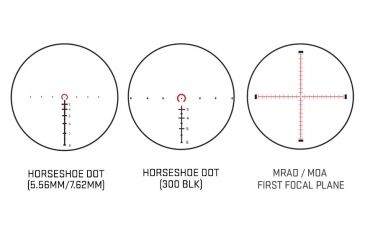 Image of Tango4 3-12x42 MRAD/MOA Reticle
