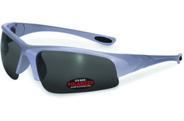Image of SSP Eyewear Chewuch Polarized Glasses, Silver Frame, Gray Lens, CHEWUCH SLV GRY