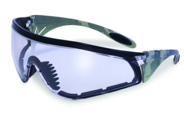 Image of SSP Eyewear Yakima Shooting Glasses, ACU Camouflage Frame, Crystal Clear Anti-Fog Lens 728028132298