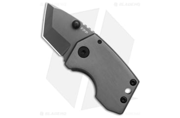 Image of Stabby Labs FAT PP Folding Knife, 1.20in, 8Cr13MoV, Tanto Blade, Steel, Silver Handle, Silver/Gray, 3.20 inch, BHQ-219385