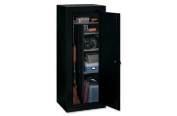 Image of Stack-On 18-Gun Convertible Security Cabinet - Black, Medium GCB-18-C-DS