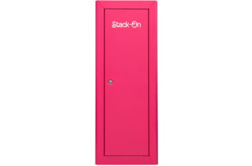 Image of Stack-On 18 Gun Welded-Steel Security Cabinet with Beveled Edge, Pink, Medium, GCP-1918-DX