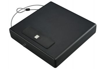 Image of Stack-On Large Portable Case with Electronic Lock, MATTE BLACK PC-1690