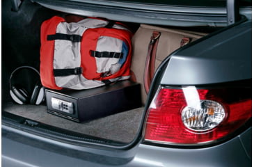 Image of Stack-On Low Profile Quick Access Safe with E-Lock and Mounting Plate, Black, Small, QAS-1304-12