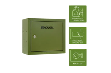 Image of Stack-On Pistol, Ammo Cabinet, Green, Large, GCHG-900
