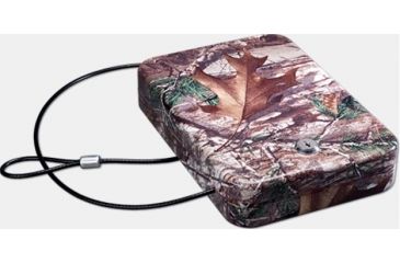 Image of Stack-On Portable Security Case with Key Lock , 9.5x6.5x1.75in, Matte Black/Camo, PC-95K-RTX