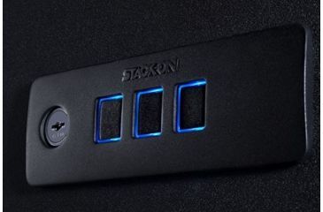 Image of Stack-On Quick Access Personal Safe w/Electronic Lock,10x12.15x5.35in,Matte Black QAS-1545