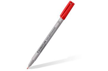 Image of Staedtler Lumocolor Non-Permanent F Width Pen Pack - 4 Colors w/ Stand-Up Box - Red, Blue, Green, Black ST 316 WP4