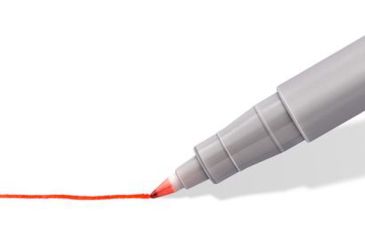 Image of Staedtler Lumocolor Non-Permanent F Width Pen Pack - 4 Colors w/ Stand-Up Box - Red, Blue, Green, Black ST 316 WP4