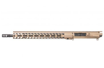 Image of Stag Arms 10 Marksman Left Hand Upper Receiver, .308 Caliber, 18in, Heavy, Rifle-Length, 1/10, 5/8x24, 16.5in SL M-Lok Handguard, VG6 Gamma, Cerekote, FDE, STAG10110242