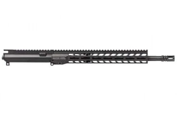 Image of Stag Arms 15 Left Hand Upper Receiver, .300 AAC Blackout, 16in, Government, Mid-Length, 1/7, 5/8x24, 13.5in M-Lok Handguard, A2 Birdcage Flash Hider, Type 3 Hard Coat Anodize, Black, STAG15112011
