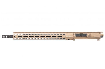 Image of Stag Arms AR-10 Marksman Left Hand Upper Receiver, 308 Win, 18in Barrel, NJ Compliant, HBAR-CMV Profile, 1-10 Twist, 5/8X24 Thread, VG6 Gamma, FDE, STAG10110244