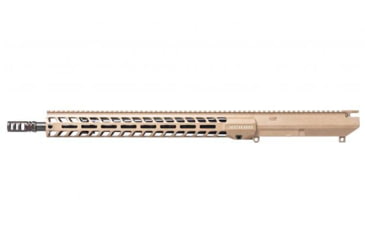 Image of Stag Arms AR-10 Marksman Right Hand Upper Receiver, 308 Win, 18in Barrel, NJ Compliant, HBAR-CMV Profile, 1-10 Twist, 5/8X24 Thread, VG6 Gamma, FDE, STAG10100244