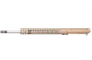 Image of Stag Arms AR-10 Marksman Right Hand Upper Receiver, 6.5 Creedmore, 22in Barrel, NJ Compliant, BULL Profile, 1-10 Twist, 5/8X24 Thread, VG6 Gamma, FDE, STAG10101413