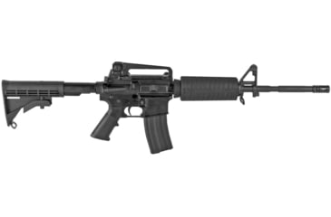 Image of Stag Arms 15 M4 Semi-Auto Rifle, 223 Rem/5.56 NATO, 16in Phosphate Barrel, 1-7, Synthetic Black Stock, Black, 30RD, STAG15001111-FRRMPG