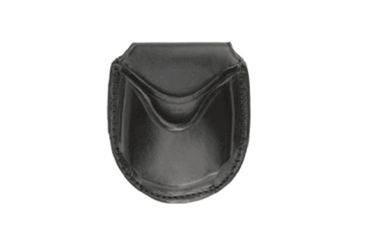 Image of Stallion Leather Asp Tactical Hinged Handcuff Holder, Plain - HASP-1-B2